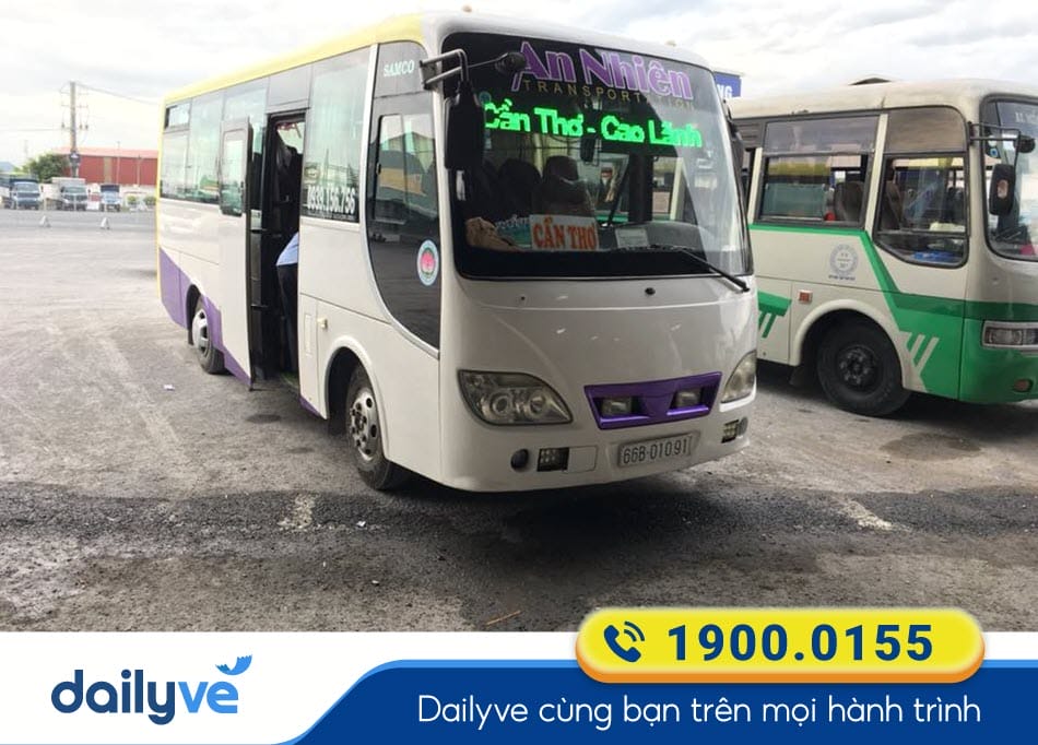 Nhà xe An Nhiên tuyến xe Cần Thơ đi Đồng Tháp giá rẻ