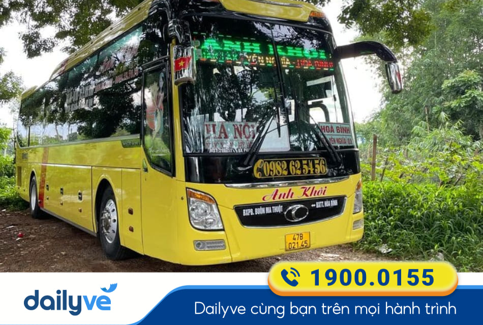 Nhà xe Anh Khôi từ Chư Sê đi Hà Nội