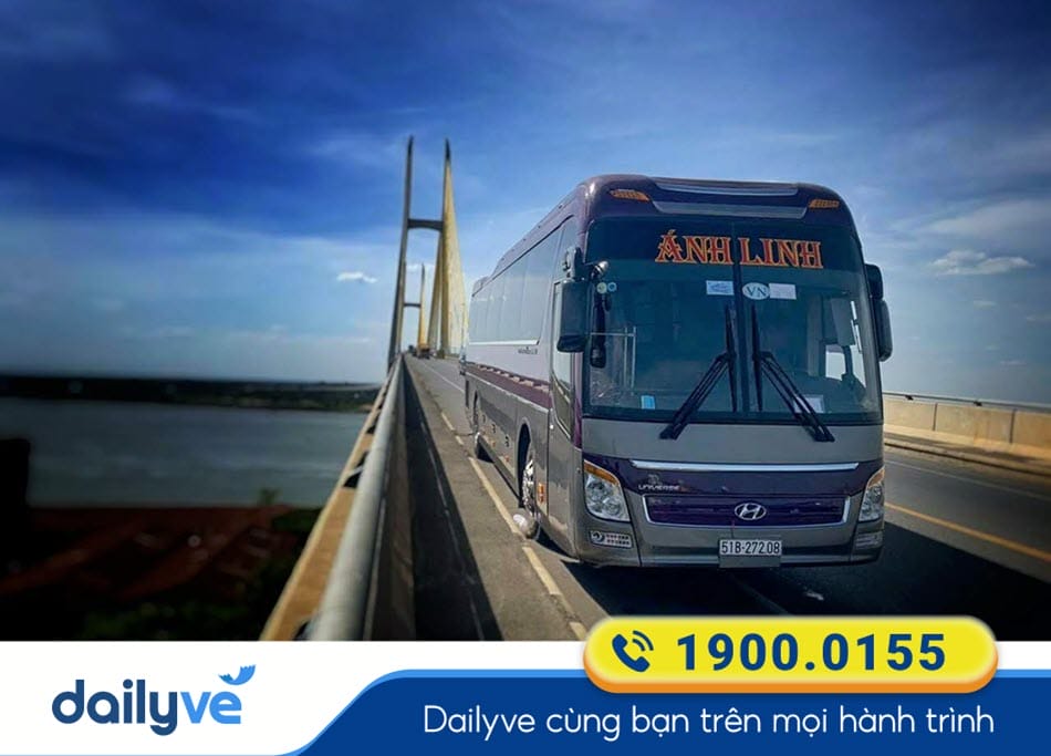 Nhà xe Ánh Linh tuyến xe Sài Gòn đi Phnôm Pênh giá rẻ