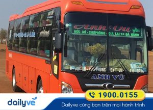 Nhà xe Anh Vũ tuyến xe Đà Nẵng đi Gia Lai chất lượng cao