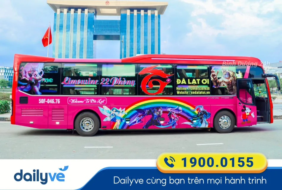 Nhà xe Đà Lạt Ơi từ Quận 2 đi Nha Trang