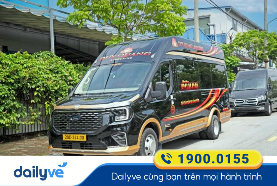 Nhà xe Duy Quang Limousine từ Bắc Giang đi Nam Từ Liêm