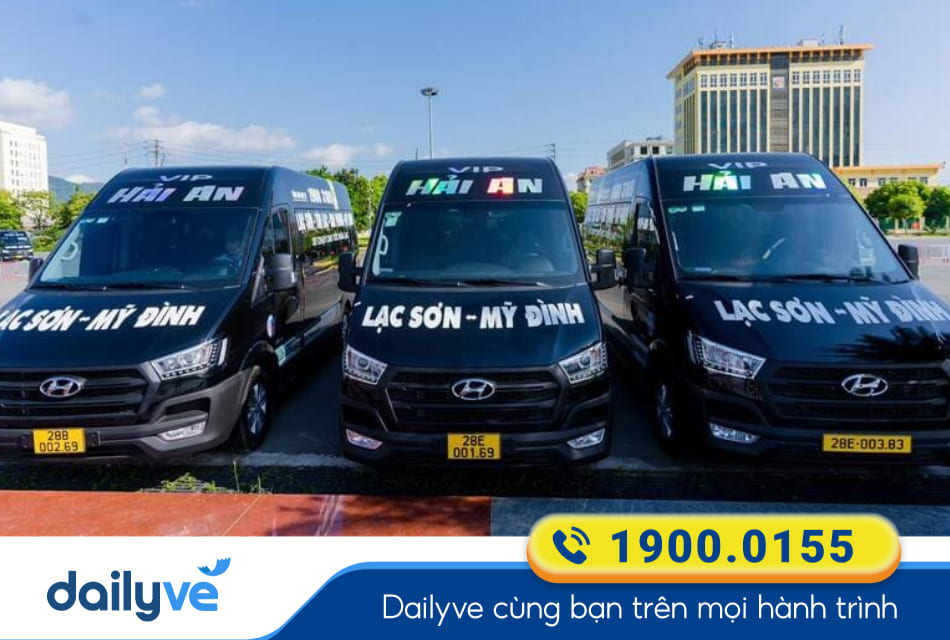 Nhà xe Hải An Vip từ Hà Nội đi Tân Lạc