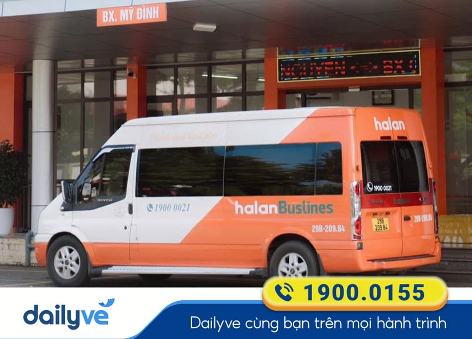 Nhà xe Halan Buslines tuyến xe Hà Nội đi Thái Nguyên giá tốt