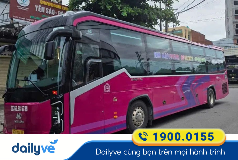 Nhà xe HM Happycar từ Bình Định đi Đà Lạt