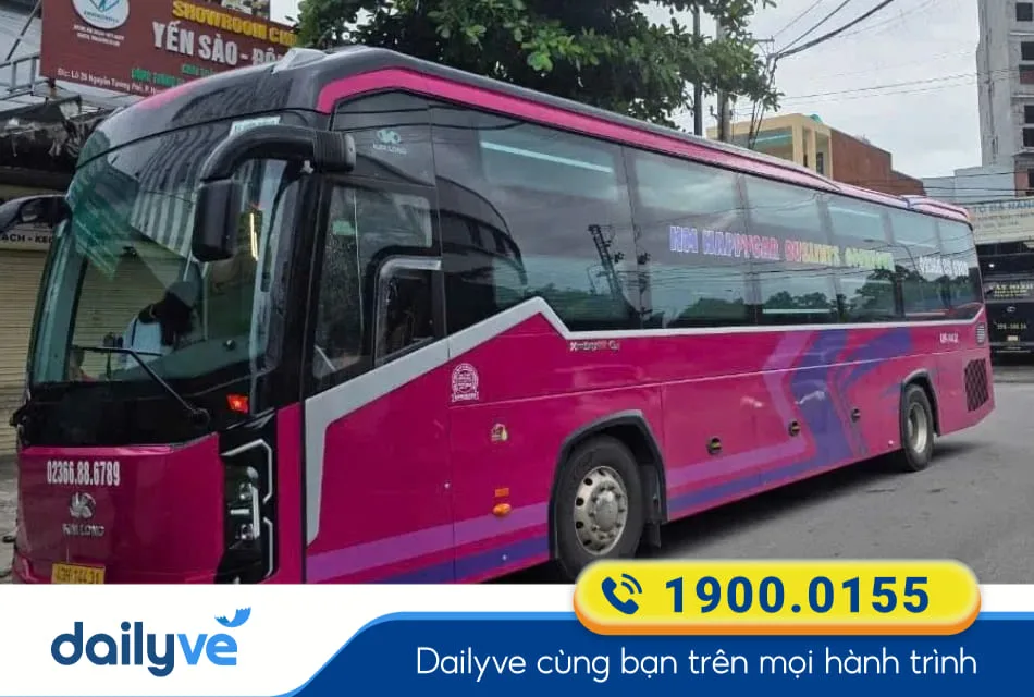 Nhà xe HM Happycar từ Bình Định đi Đà Lạt