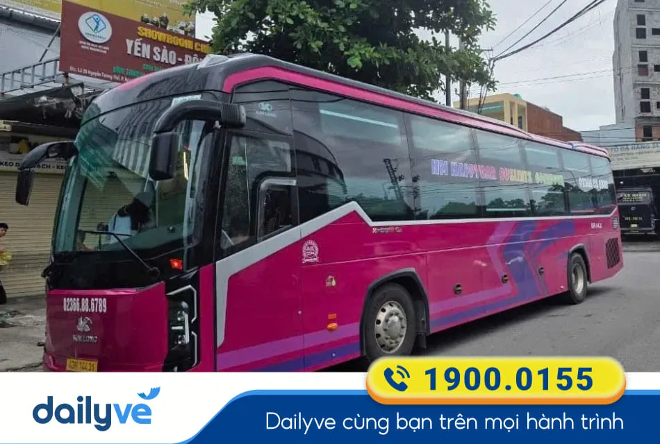 Nhà xe HM Happycar từ Đồng Hới đi Tuy Hòa