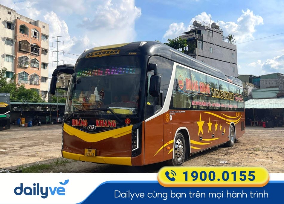 Nhà xe Hoàng Khang tuyến xe Sài Gòn đi Bình Định giá tốt