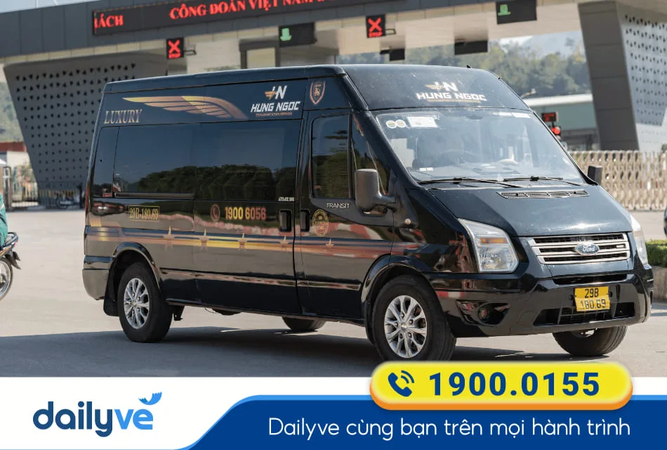 Nhà xe Hùng Ngọc - Sông Lìu Limousine từ Long Biên đi Bắc Giang