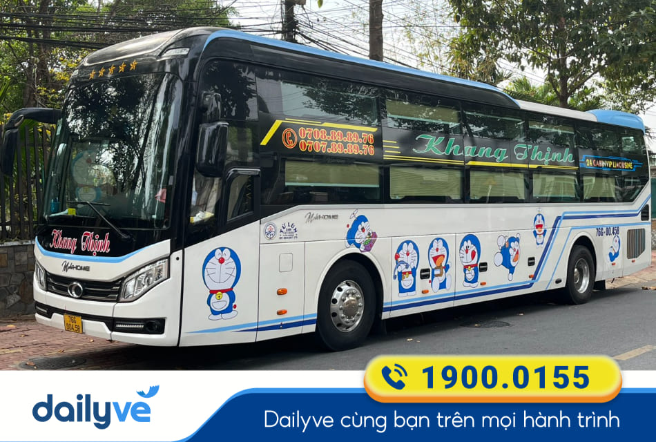 Nhà xe Khanh Thịnh từ Phù Mỹ đi Thủ Đức