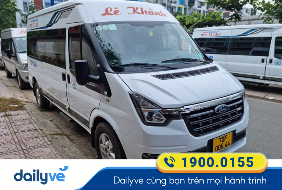 Nhà xe Lê Khánh từ Tây Ninh đi Long An