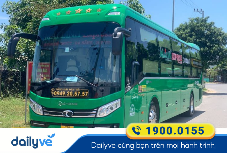 Nhà xe Mai Linh (Đà Nẵng) từ Ea H'leo đi Quảng Ngãi