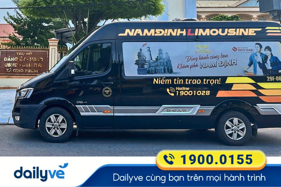 Nhà xe Nam Định Limousine từ Cầu Giấy đi Xuân Trường