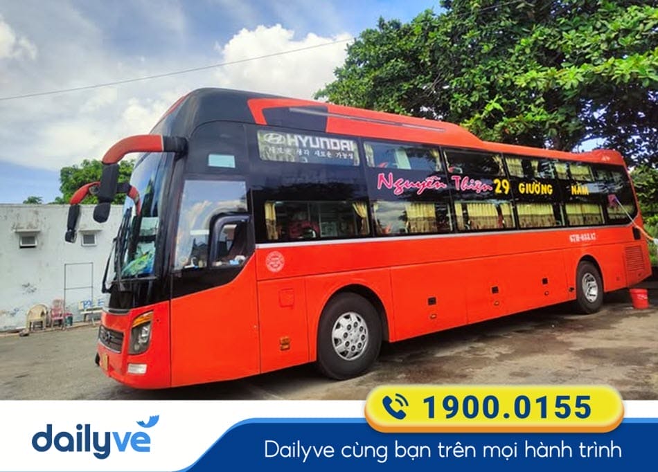 Nhà xe Nguyễn Thiện tuyến xe Trà Vinh đi An Giang giá rẻ