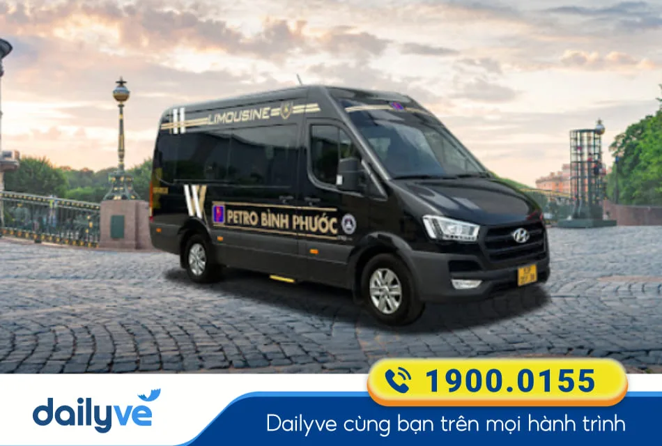 Nhà xe Petro Bình Phước từ Thủ Đức đi Đồng Xoài