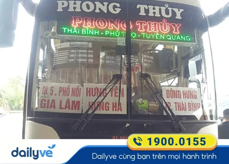 Nhà xe Phong Thủy tuyến xe chất lượng cao