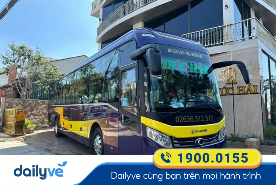 Nhà xe Phúc Hải từ Đắk Lắk đi Đức Trọng