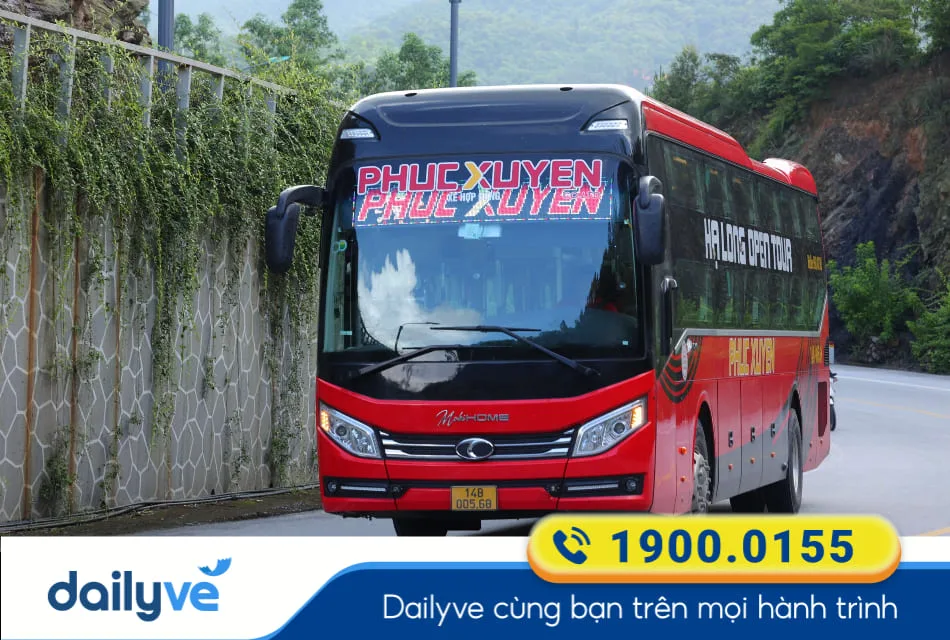 Nhà xe Phúc Xuyên từ Hạ Long đi Long Biên