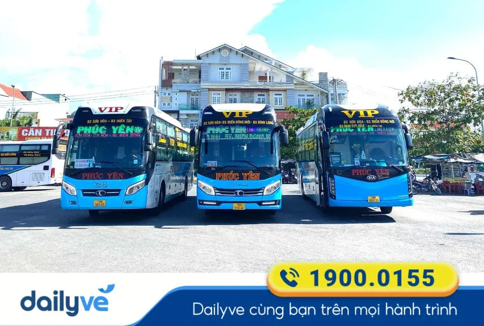 Nhà xe Phúc Yên từ Long Thành đi Phú Yên