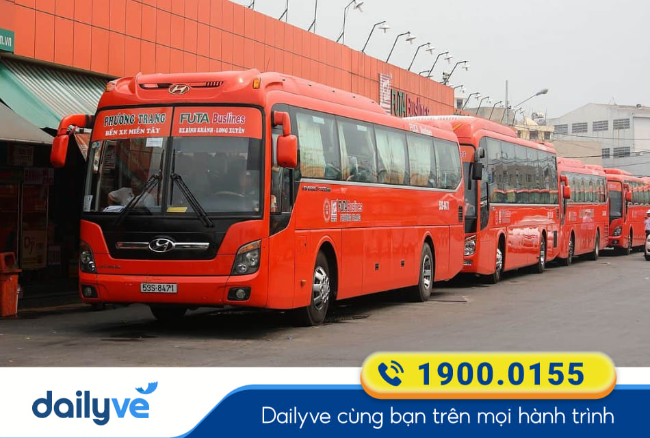 Nhà xe Phương Trang từ Giá Rai đi Cần Thơ