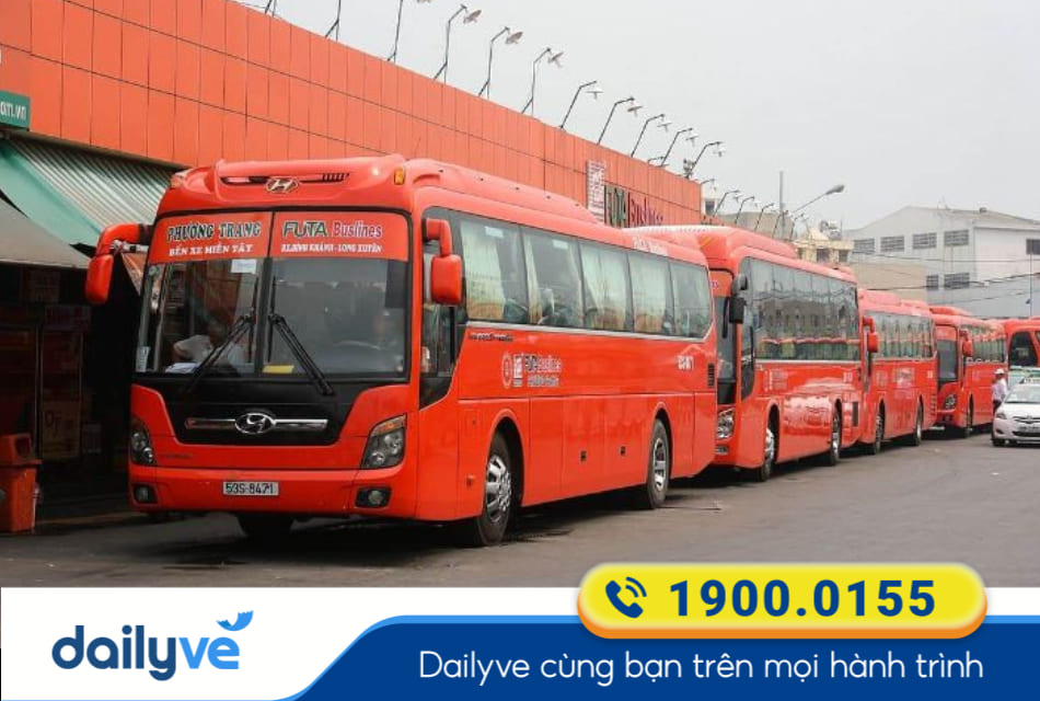 Nhà xe Phương Trang từ Phụng Hiệp đi Cần Thơ