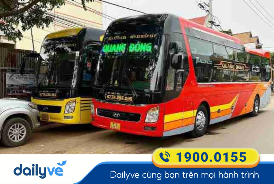 Nhà xe Quang Đông (Đắk Lắk) từ Thủ Đức đi Đồng Xoài