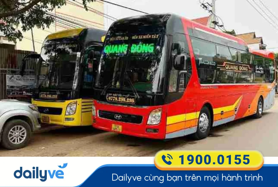 Nhà xe Quang Đông (Đắk Lắk) từ Thủ Đức đi Đồng Xoài