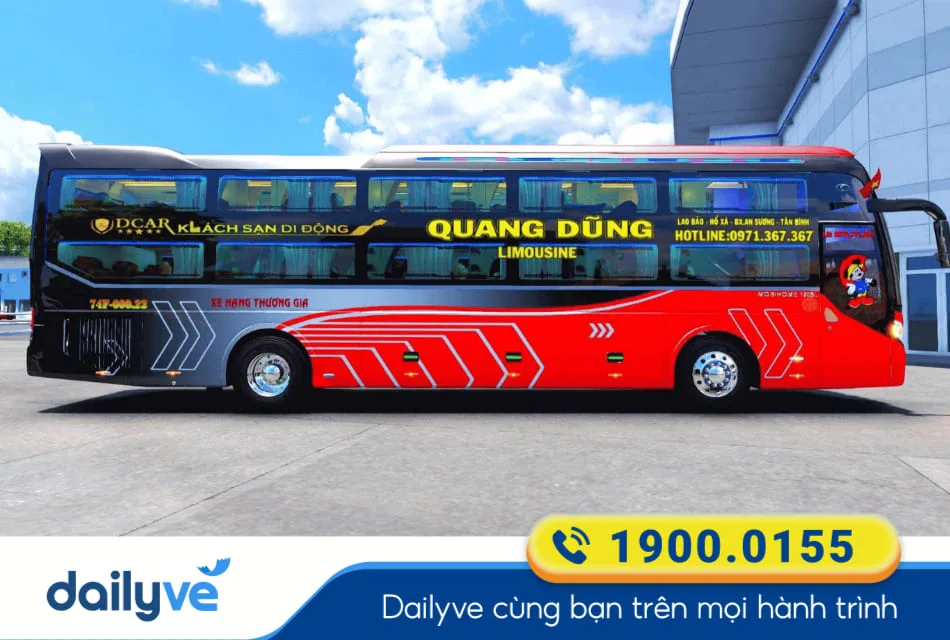 Nhà xe Quang Dũng Vip Limousine từ Tam Kỳ đi Lâm Đồng