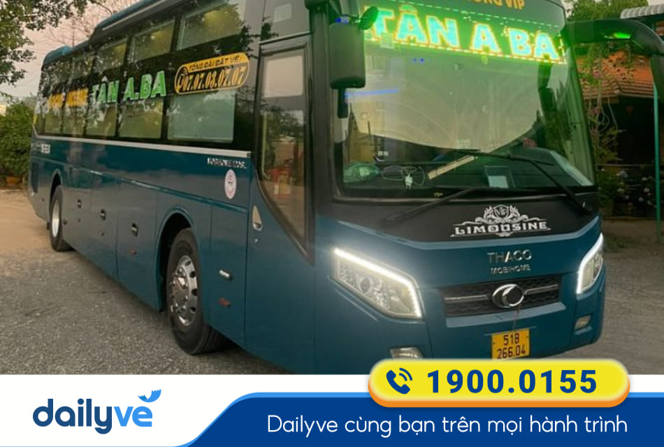 Nhà xe Tân Aba từ Hải Phòng đi Quy Nhơn