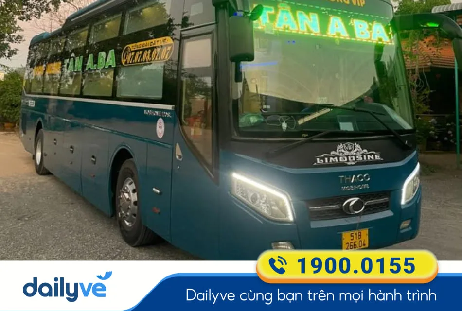 Nhà xe Tân Aba từ Hải Phòng đi Quy Nhơn