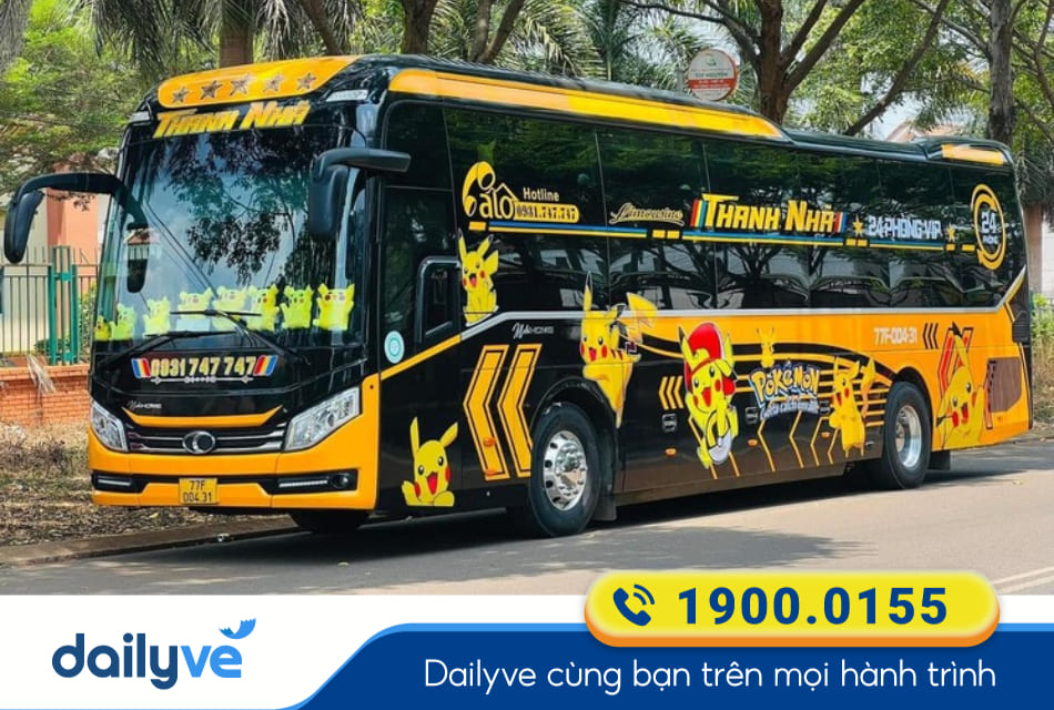 Nhà xe Thanh Nhã từ Đăk Nông đi Bình Định