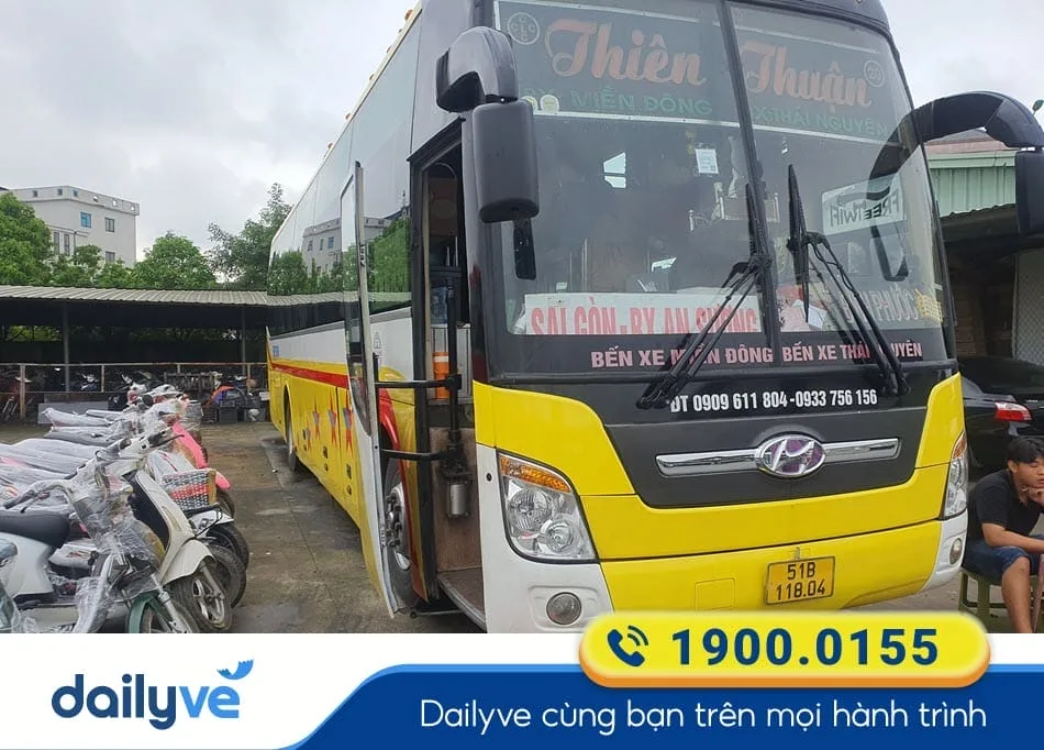 Nhà xe Thiên Thuận tuyến xe Sài Gòn đi Thái Nguyên giá rẻ