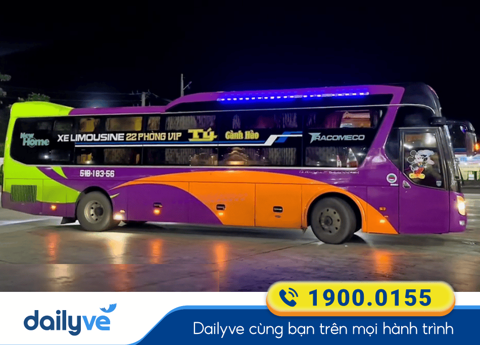 Nhà xe Tý tuyến xe Sài Gòn đi Bạc Liêu chất lượng cao