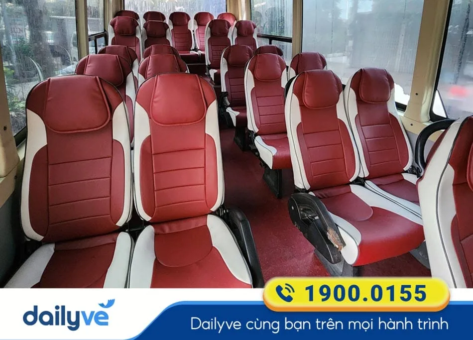 Tiện ích xe ghế 30 chỗ của nhà xe An Nhiên