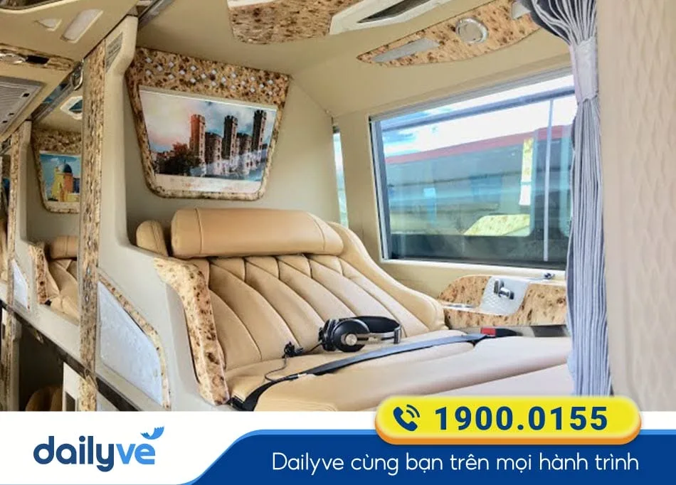 Tiện nghi sang trọng xe Limousine 24 phòng của nhà xe Thuận Phát
