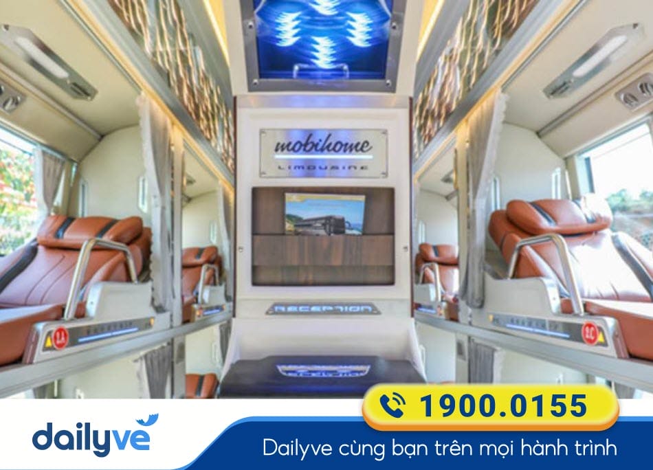 Tiện nghi xe Limousine 34 phòng của nhà xe Phương Trang