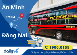 Vé xe từ An Minh đi Đồng Nai