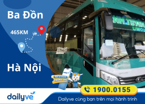 Vé xe từ Ba Đồn đi Hà Nội
