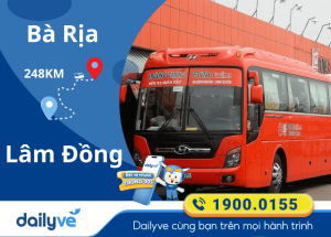 Vé xe từ Bà Rịa đi Lâm Đồng