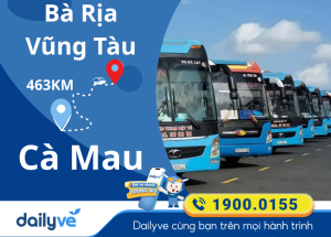 Vé xe từ Bà Rịa Vũng Tàu đi Cà Mau