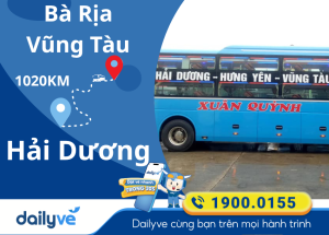 Vé xe từ Bà Rịa Vũng Tàu đi Hải Dương