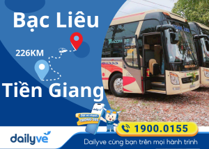 Vé xe từ Bạc Liêu đi Tiền Giang