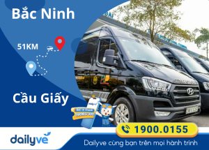 Vé xe từ Bắc Ninh đi Cầu Giấy