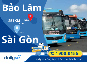 Vé xe từ Bảo lâm đi Sài Gòn