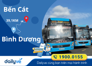 Vé xe từ Bến Cát đi Bình Dương