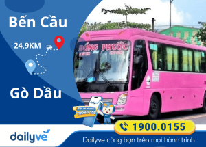 Vé xe từ Bến Cầu đi Gò Dầu