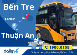 Vé xe từ Bến Tre đi Thuận An