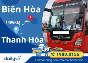 Vé xe từ Biên Hòa đi Thanh Hóa