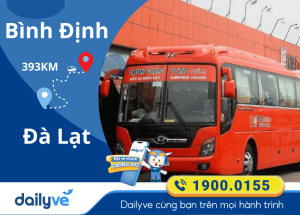 Vé xe từ Bình Định đi Đà Lạt