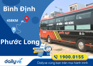Vé xe từ Bình Định đi Phước Long